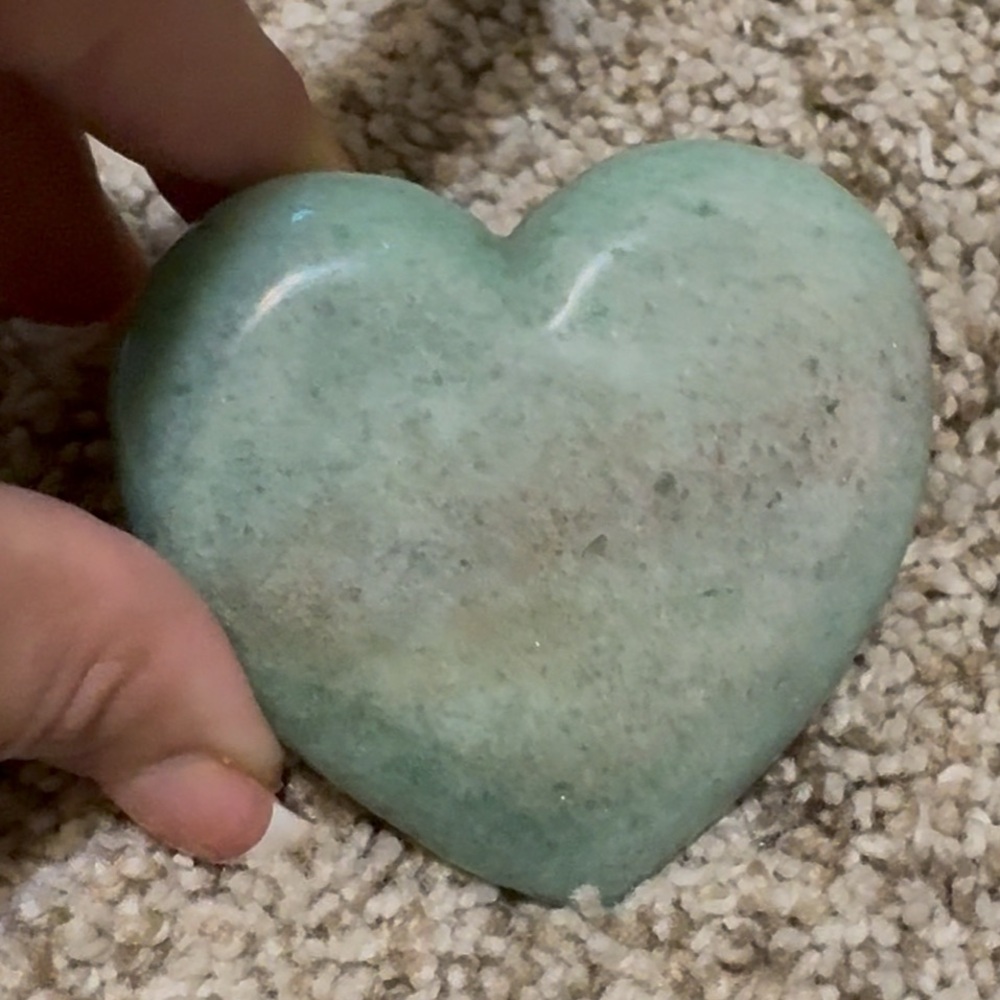 Green Aventurine Heart